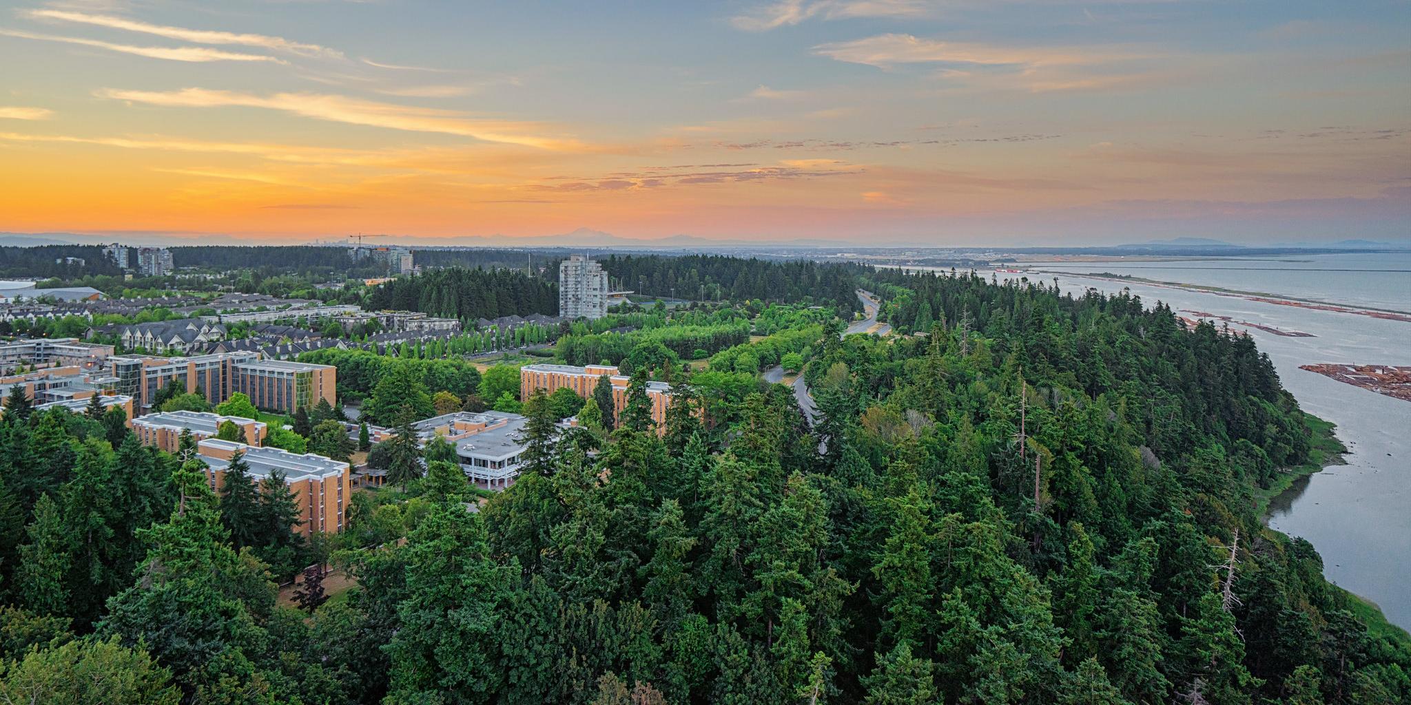  UBC Vancouver aerial view