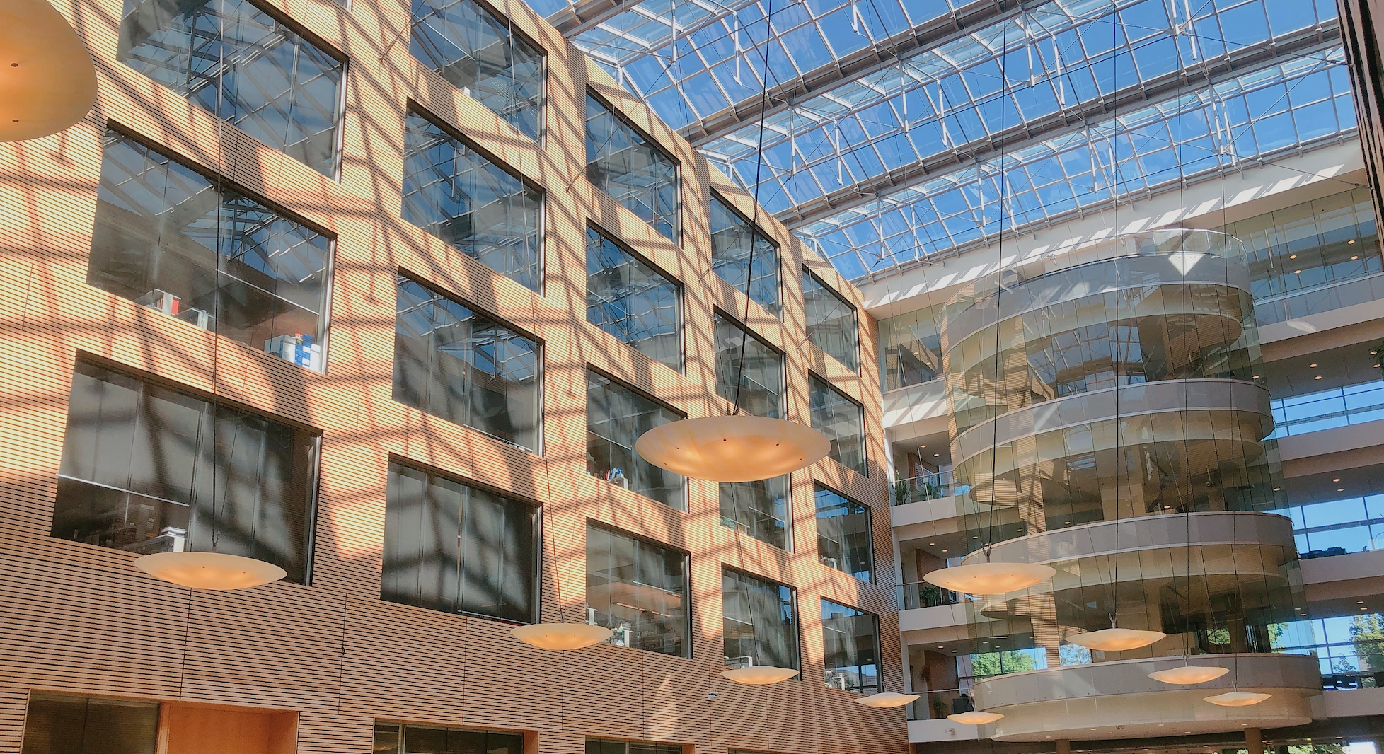 Photo of LSI West Atrium. 