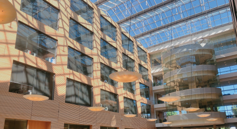 Photo of LSI West Atrium.