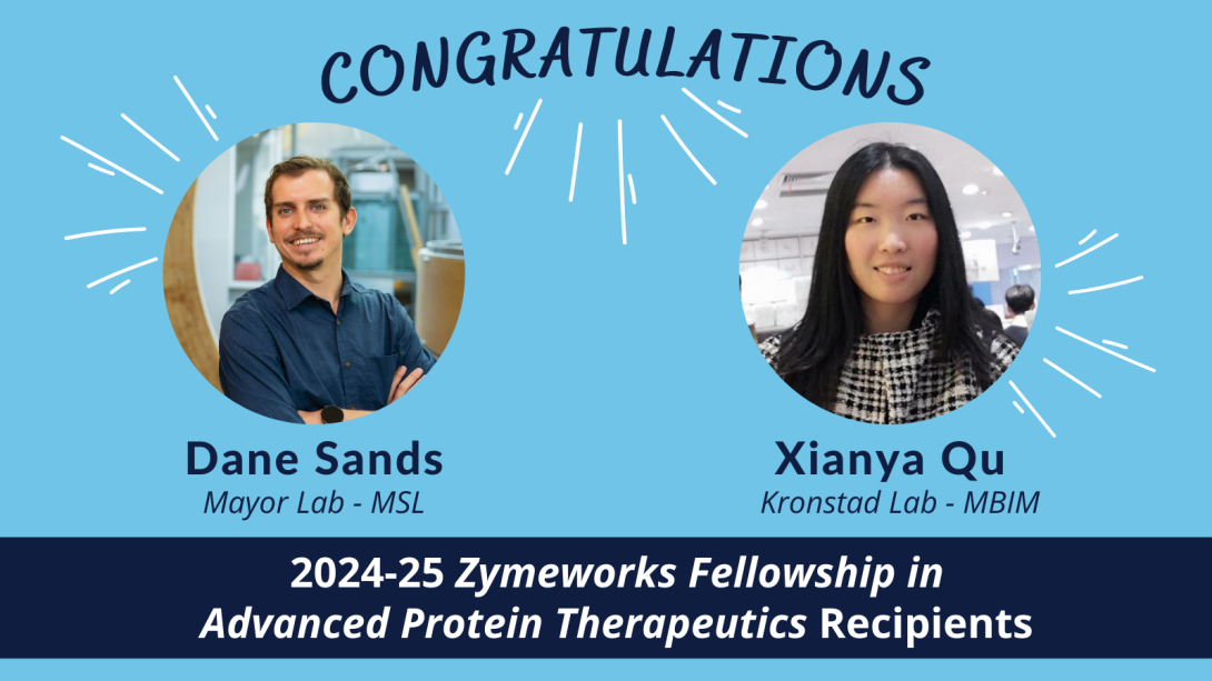 Zymeworks Fellowship recipients 